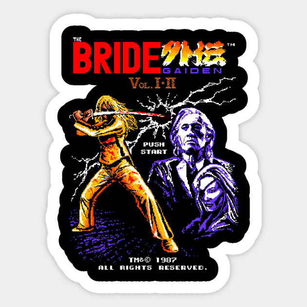 The Bride Gaiden Sticker by FilippoMorini